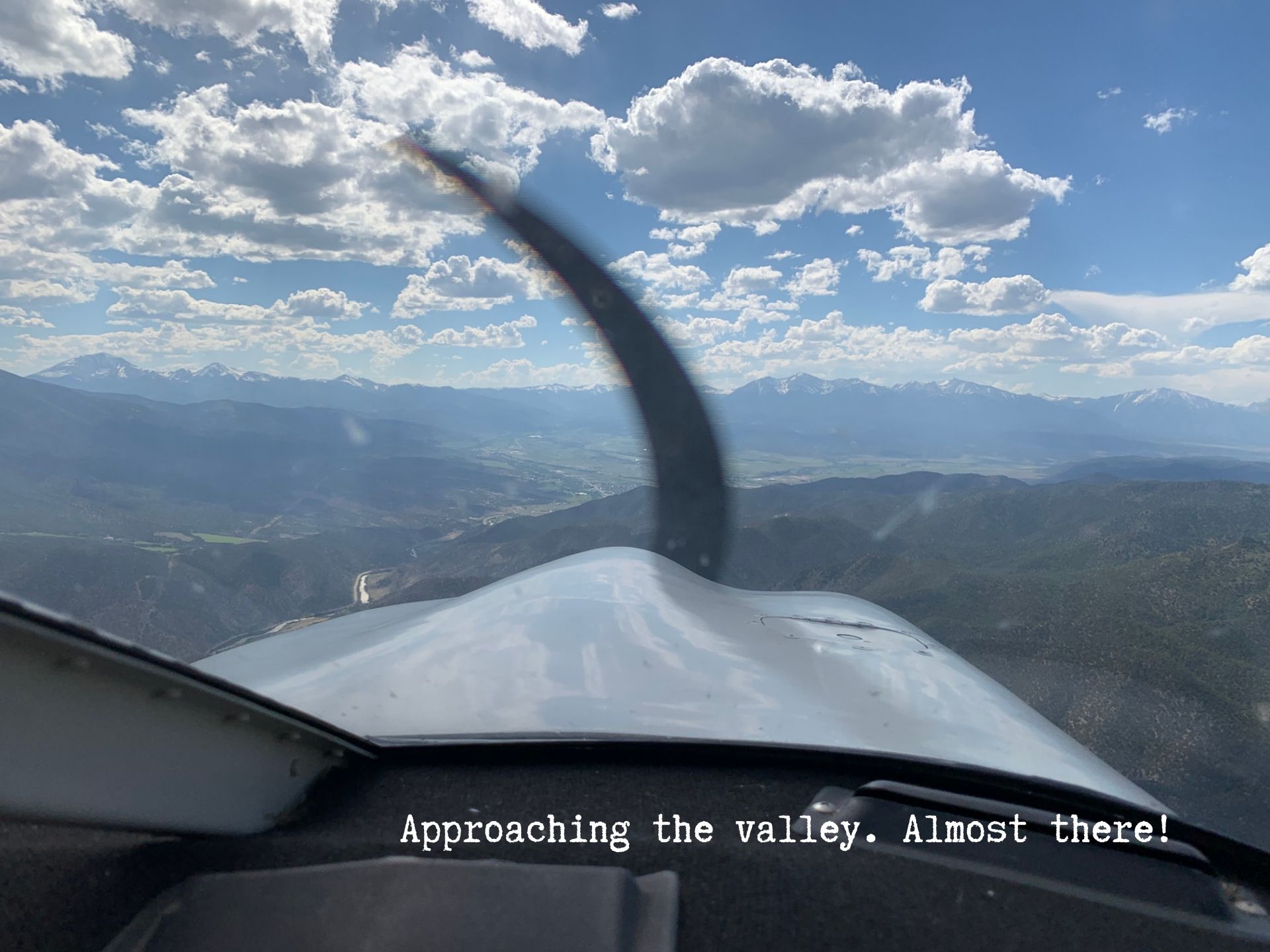 Making our approach to the valley (1)